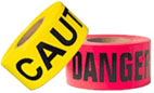 CAUTION-2. Yellow caution tape, 2 mil, 3"X1000' PRICE PER ROLL.
